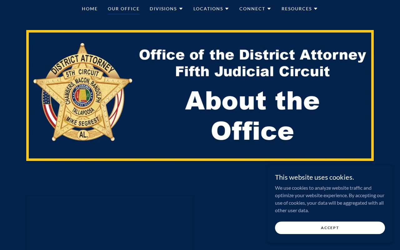 Chambers County criminal court records Fifth Judicial Circuit District Attorney office information