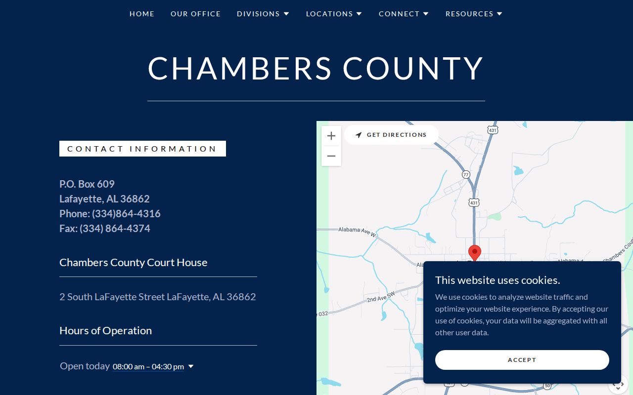 Chambers County criminal court records District Attorney contact page